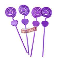 Foto Porta Recado Espiral Plastico Lilas Escuro - 10 Un
