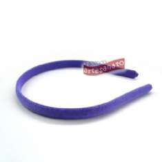 Foto Tiara Plastica Encapada Lilas 10 Mm - 12 Un