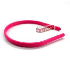 Foto Tiara Plastica Encapada Rosa Pink 10 Mm - 12 Un