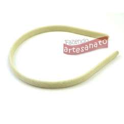 Foto Tiara Plastica Encapada Bege 10 Mm - 12 Un